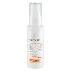 فلوئید ضد آفتاب بدون رنگ مارگریت SPF 50 مدل fusion Water محافظ UVA و UVB، ضد لک و روشن کننده، مناسب برای پوست های خشک و نرمال حجم 50 میلی لیتر