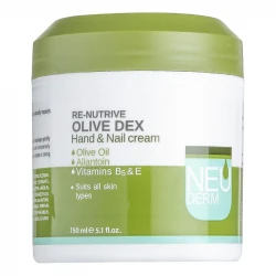 کرم مرطوب‌کننده دست و ناخن نئودرم مدل Olive Dex حجم 150 میلی‌لیتر