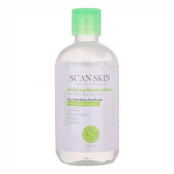 محلول پاک کننده آرایش اسکن اسکین مدل PMW مناسب پوست های مختلط و چرب حجم 250 میلی لیتر