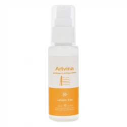 کرم ضد آفتاب رنگی آرت وینا SPF 50 مدل Highly Effective ‌محافظ UVA ،UVB و PA+++، ضد حساسیت، ضد چروک و ضد پیری، مناسب انواع پوست‌ حجم 50 میلی‌لیتر