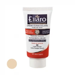 کرم ضد آفتاب رنگی الارو SPF25 سری Foundation Effect مدل Light Beigeتحت لیسانس مناسب انواع پوست حجم 40 میلی لیتر