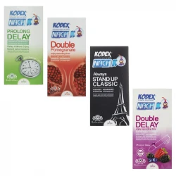 کاندوم ناچ کدکس مدل TUSHKON مجموعه 4 عددی