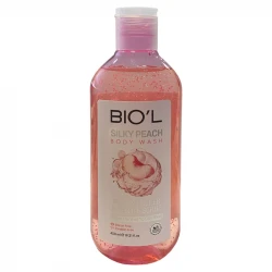 شامپو بدن بیول مدل SILKY PEACH با رایحه هلو ابریشمی مناسب برای پوست چرب و معمولی حجم 400 میلی لیتر