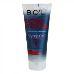 ژل مو بیول مدل  EXTRA STRONG مناسب انواع مو حجم 200 میلی لیتر