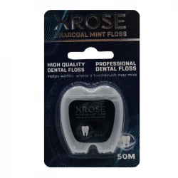 نخ دندان ایکس رز مدل Charcoal Mint Floss