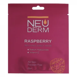 ماسک صورت نئودرم مدل Raspberry حجم 25 میلی لیتر	