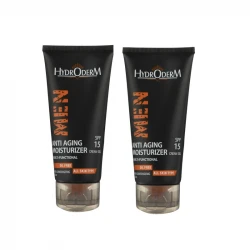 ژل ضد چروک هیدرودرم مدل Oil Free مناسب برای انواع پوست حجم 50 میلی لیتر مجموعه 2 عددی