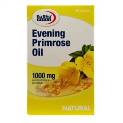 خرید کپسول روغن گل مغربی یوروویتال بسته 30 عددی