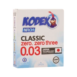 کاندوم ناچ کدکس مدل 0.03 بسته 3 عددی