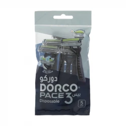 خودتراش دورکو مدل Pace 3 Disposable تحت لیسانس بسته 5 عددی
