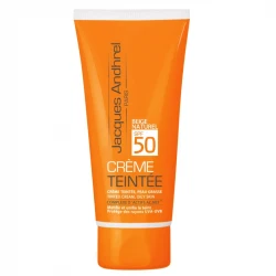 کرم ضد آفتاب رنگی ژاک آندرل پاریس SPF50 مدل TINTED مناسب پوست های چرب حجم 50 میلی لیتر