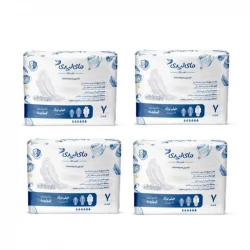 مجموعه 4 عددی نوار بهداشتی مای لیدی مدل instant dry، سایز XL با ضخامت خیلی نازک، لایه رویی مشبک نرم با جذب خیلی زیاد، بسته 7 عددی، دارای لایه رویی ثانویه و سیستم چسب بارکدی
