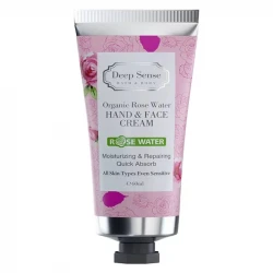 کرم مرطوب‌کننده دیپ سنس مدل ROSE WATER حجم 60 میلی‌لیتر