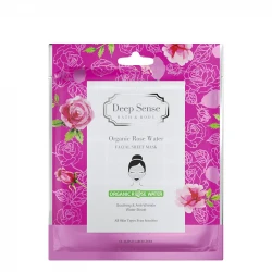 ماسک صورت دیپ سنس مدل گلاب مناسب انواع پوست حجم 25 میلی لیتر