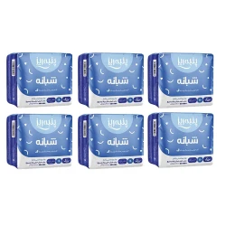 نوار بهداشتی پنبه ریز مدل night بسته 6 عددی