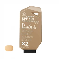 کرم ضد آفتاب رنگی رین استایل SPF 50 مدل فیوژن واتر ‌مناسب انواع پوست حجم 70 میلی‌ لیتر