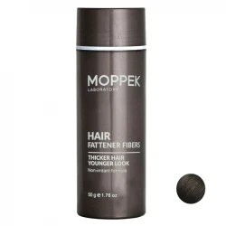  پودر پرپشت کننده مو موپک مدل FIBER وزن 50 گرم رنگ مشکی