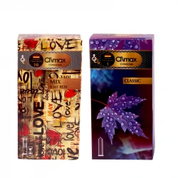 کاندوم کلایمکس مدل classic بسته 12 عددی به همراه کاندوم مدل mix بسته 12 عددی