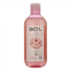 شامپو بدن بیول مدل Silky Peach با رایحه هلو مناسب برای پوست چرب و معمولی حجم 400 میلی لیتر