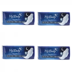 نوار بهداشتی مای لیدی مدل کلاسیک سایز خیلی بزرگ چهار بسته 10 عددی