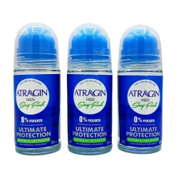 رول ضد تعریق مردانه عطرآگین مدل ULTIMATE PROTECTION حجم 50 میلی لیتر مجموعه 3 عددی