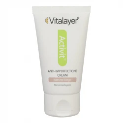 کرم ضد جوش رنگی ویتالیر سری Activit مدل Natural Tinted حجم 40 میلی لیتر