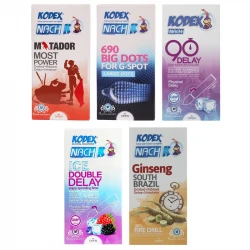 کاندوم ناچ کدکس مدل SIKH مجموعه 5 عددی