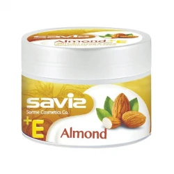 کرم مرطوب کننده دست و صورت ساویز مدل بادام مناسب برای انواع پوست حجم 180 میلی لیتر