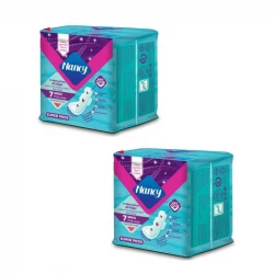 نوار بهداشتی بالدار نازک نانسی مدل MAXI سایز فوق العاده بزرگ دو بسته 7 عددی