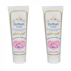 کرم نرم کننده دلبان مدل 01 حجم 90 میلی لیتر مجموعه 2 عددی