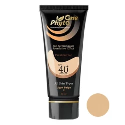 کرم ضد آفتاب رنگی فیتووان مدل  Light Beige SPF 40 مناسب انواع پوست حجم 30 میلی لیتر