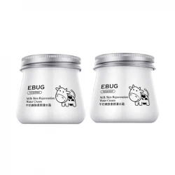 کرم آبرسان و سفید کننده ایباگ مدل شیر گاو حجم 80 میلی لیتر مجموعه 2 عددی