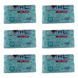 صابون شستشو گلنار مدل 1402 وزن 130 گرم بسته 6 عددی