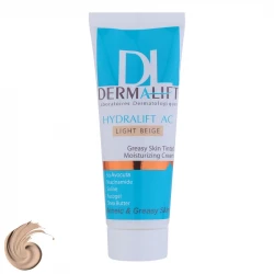 کرم مرطوب کننده رنگی صورت درمالیفت مدل HYDRALIFT AC مناسب پوست‌های چرب حجم 40 میلی لیتر