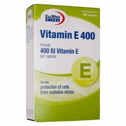 خرید کپسول ویتامین ای 400 واحد یوروویتال بسته 40 عددی