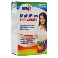 خرید کپسول مولتی پلاس بانوان یوروویتال 60 عدد
