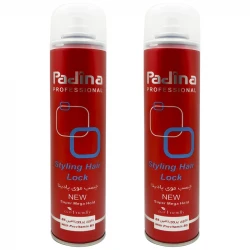 چسب مو پادینا مدل Super Mega Hold حجم 250 میلی لیتر مجموعه 2 عددی