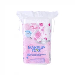 پد پاک کننده آرایش صورت میکاپ رز مدل Fresh بسته 60 عددی