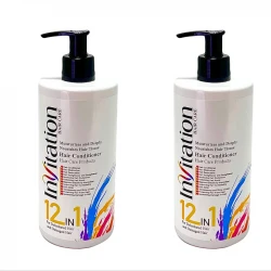 کرم مو اینویتیشن مدل 1in 12  حجم 400 میلی لیتر بسته 2 عددی