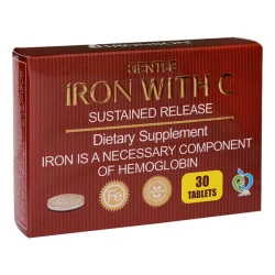 خرید قرص پیوسته رهش آهن و ویتامین ث برونسون 30 عددی