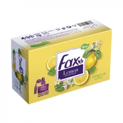صابون حمام فکس مدل Lemon Perfume تحت لیسانس وزن125 گرم بسته 6 عددی
