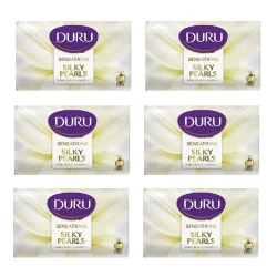 صابون شستشو دورو مدل Silky pearls تحت لیسانس وزن90 گرم مجموعه 6 عددی