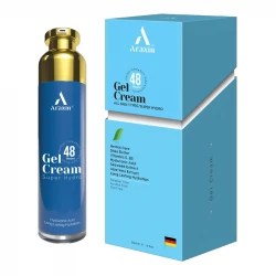 ژل کرم آبرسان آراکسین کد 48H مناسب انواع پوست حجم 50 میلی لیتر
