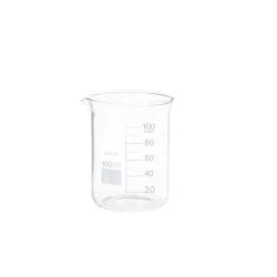 بشر آزمایشگاه مدل beaker ظرفیت 100 میلی لیتر