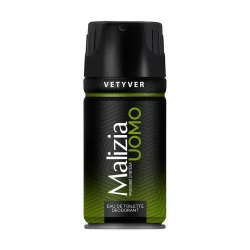اسپری خوشبو کننده بدن مردانه مالیزیا مدل Vetyver حجم 150 میلی لیتر