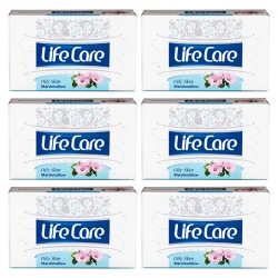صابون شستشو لایف کر مدل Marshmallow  وزن 90 گرم بسته 6 عددی