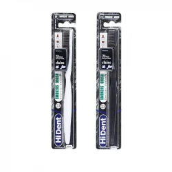 مسواک هایدنت مدل اسموکرز براش کد 980 با برس سخت بسته 2 عددی