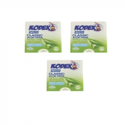 کاندوم کدکس مدل کلاسیک آلوئه ورا سه بسته 3 عددی