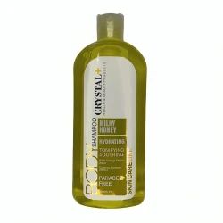 شامپو بدن کریستال مدل شیر و عسل حجم 400 میلی لیتر