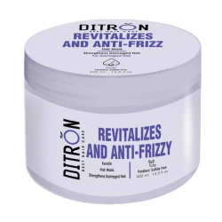 ماسک مو دیترون مدل کراتینه آرگان مناسب برای مو خشک و آسیب دیده حجم ۴۰۰ میلی لیتر